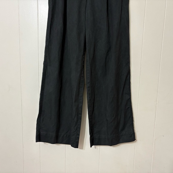 Everlane Way-High Drape Pants Black Size 6 | High Rise Wide Leg Trouser - Picture 5 of 10